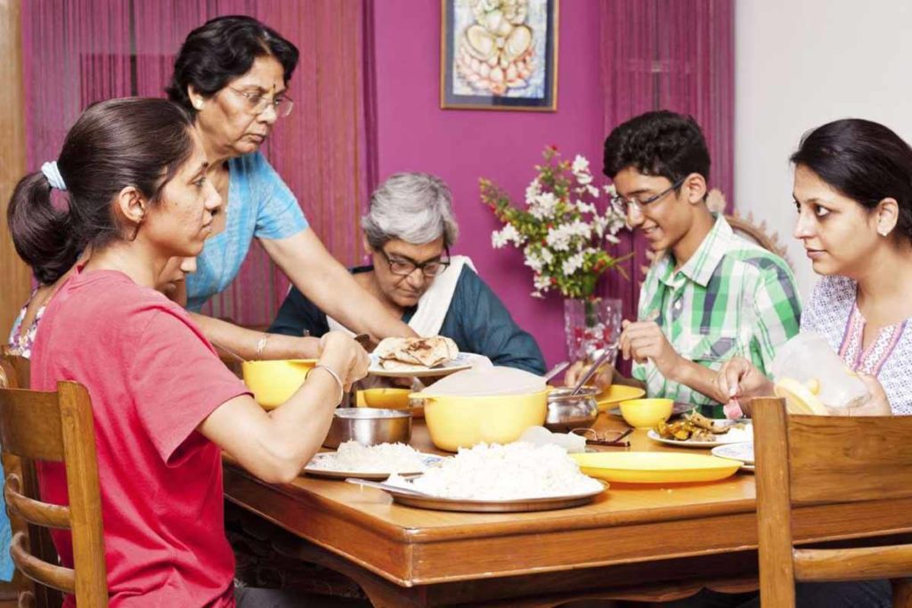 family-having-meal-together