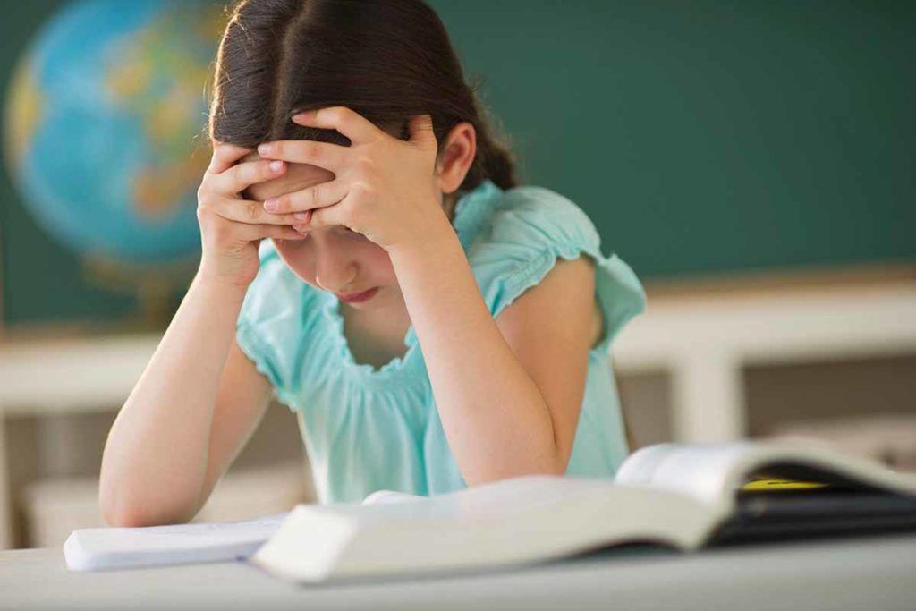 child-fedup-with-studying